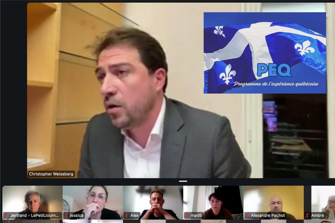 Le député Christopher Weissberg  