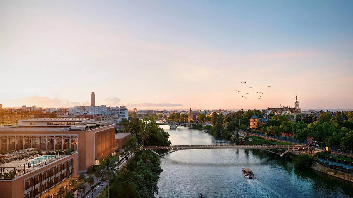 Etat final qu’aura la Pasarela Princessa Leonor / @diariosevilla (sur X)