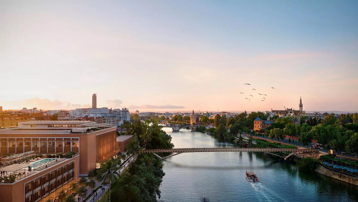 Etat final qu’aura la Pasarela Princessa Leonor / @diariosevilla (sur X)