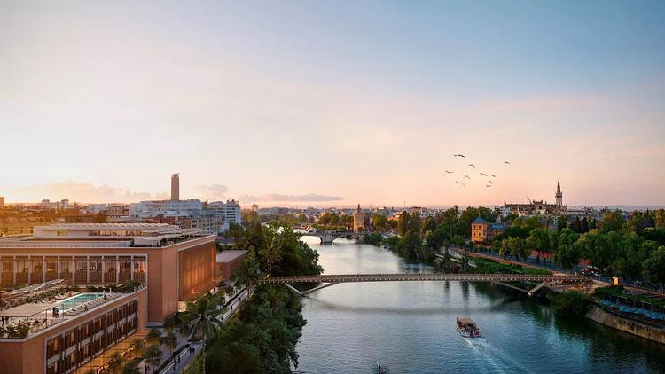 Etat final qu’aura la Pasarela Princessa Leonor / @diariosevilla (sur X)