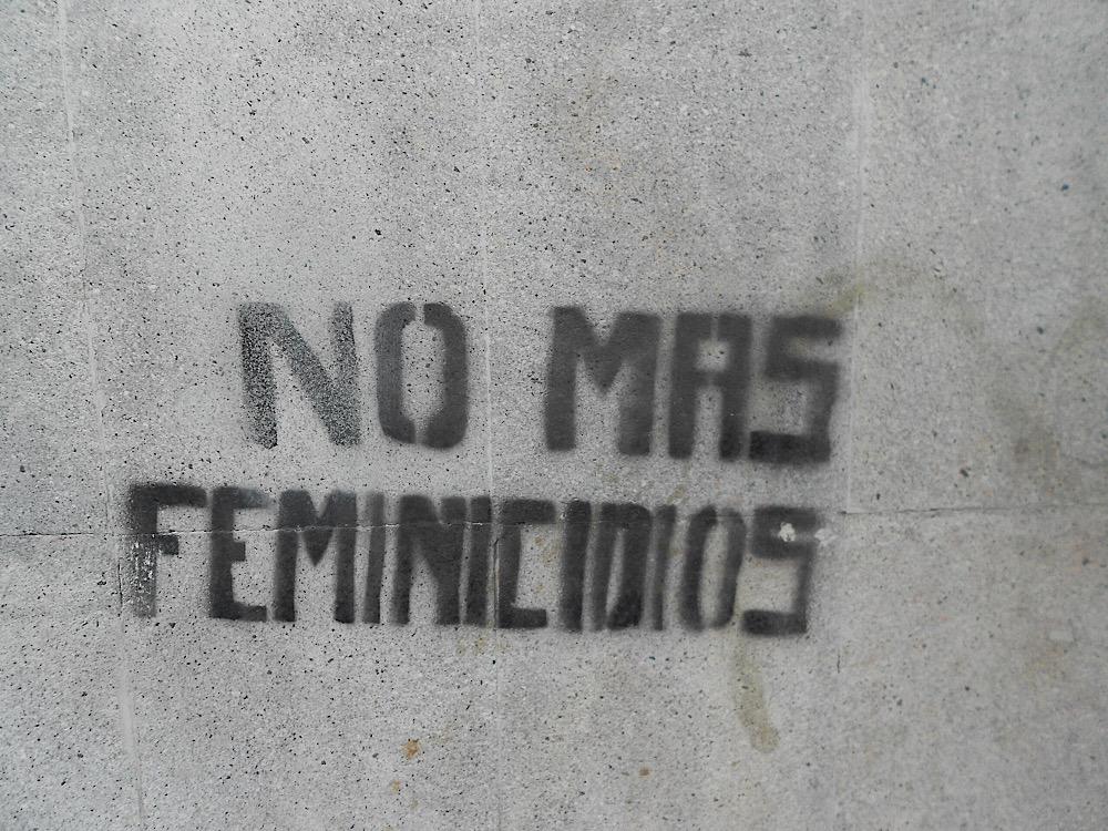 Graﬃti contre les féminicides, Wikimedia Commons ©Denis Bocquet