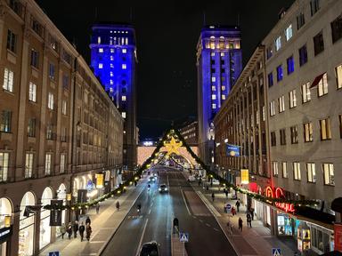 Kungsgatan Stockholm Décembre