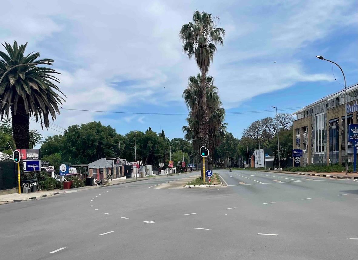 Jan Smuts Avenue à Johannesburg