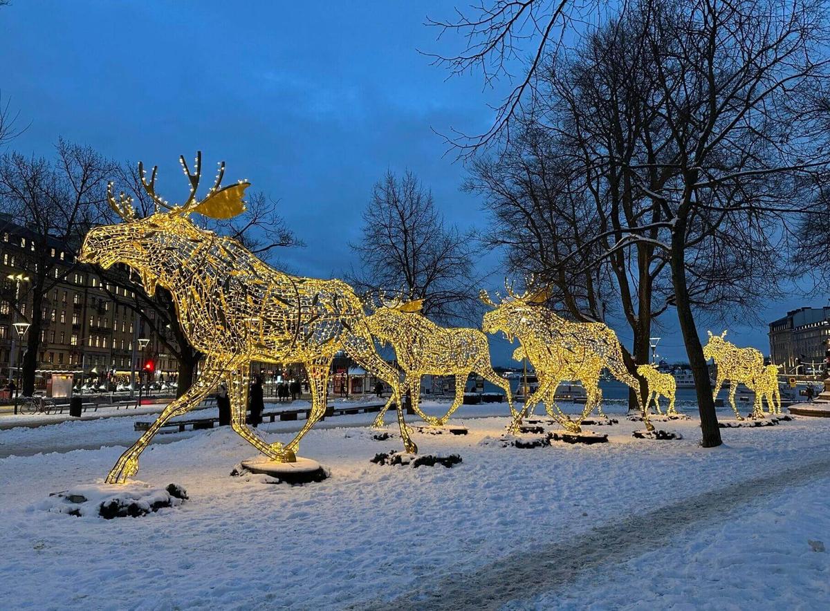 Elans illuminés à Stockholm