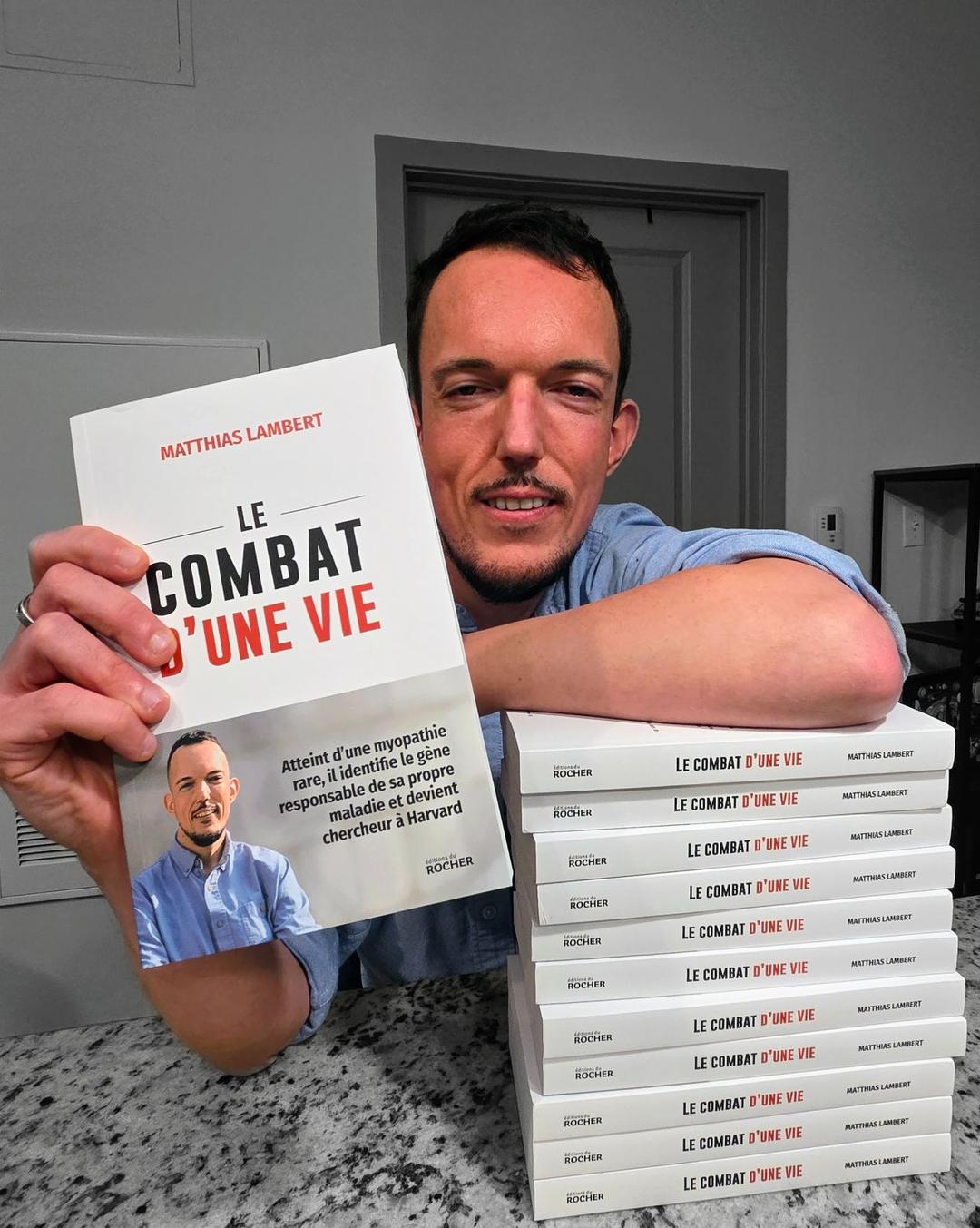Matthias Lambert et son livre Le combat d'une vie 