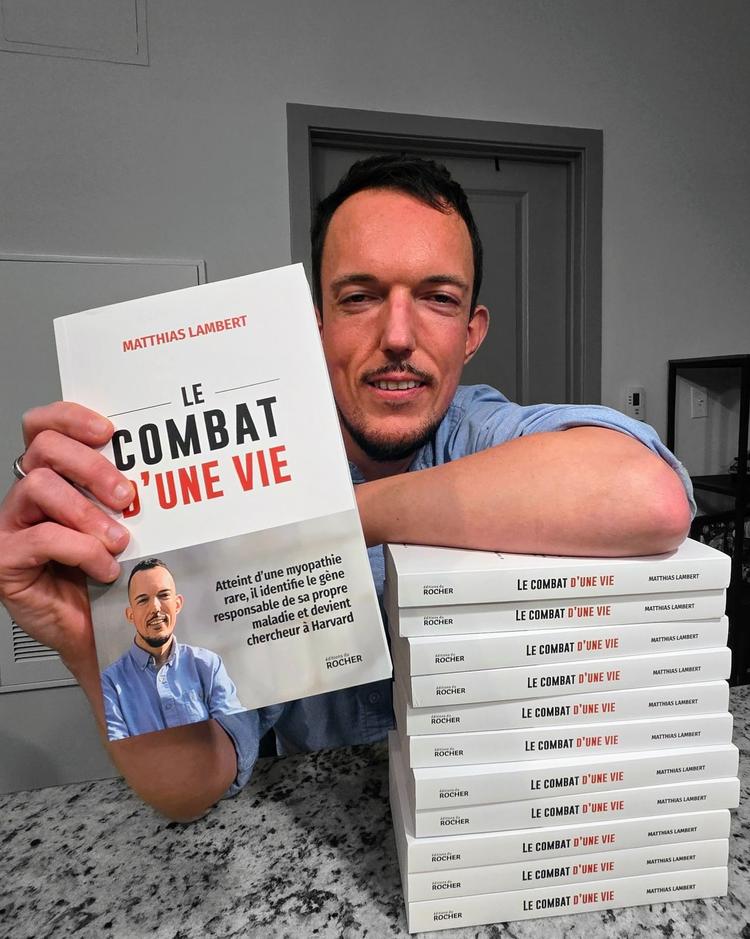 Matthias Lambert et son livre Le combat d'une vie 