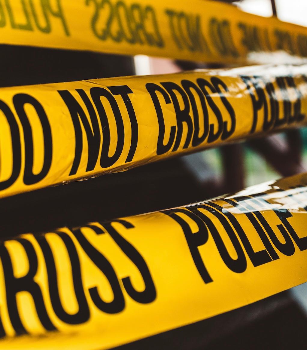 Barrière de police Do Not Cross