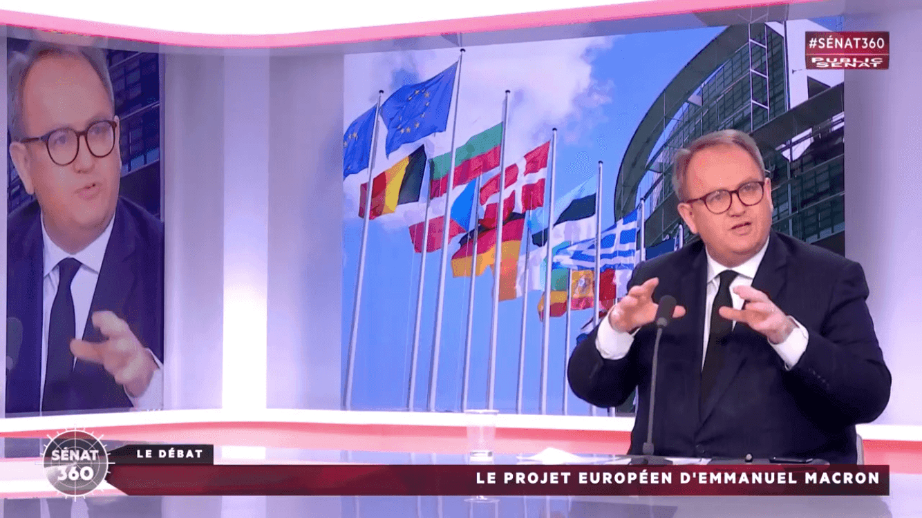 Jean-Yves Leconte sur la chaîne Public Sénat ©Public Sénat