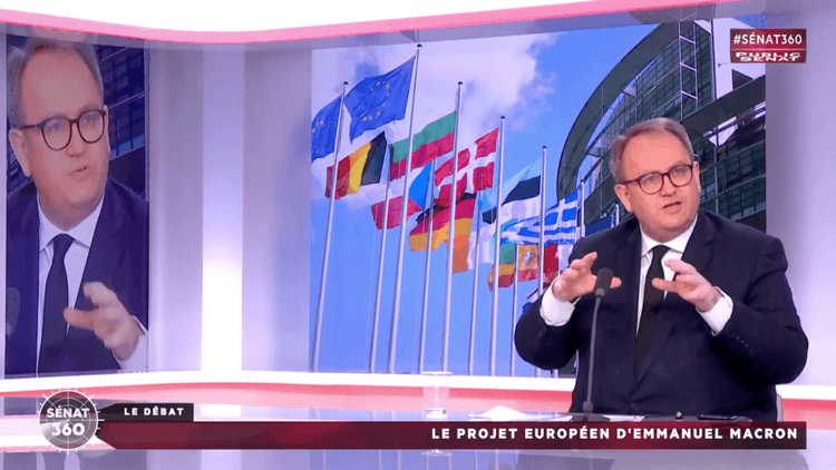 Jean-Yves Leconte sur la chaîne Public Sénat ©Public Sénat