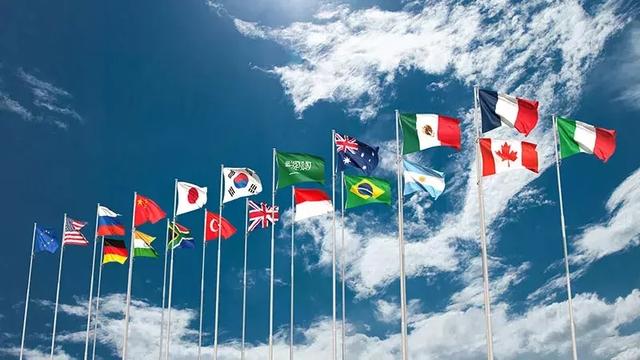 Drapeaux des pays du G20