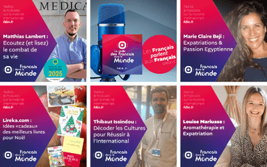 à la radio les podcasts des Français de l'étranger 