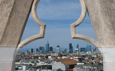 vue sur les toits de la ville de Milan