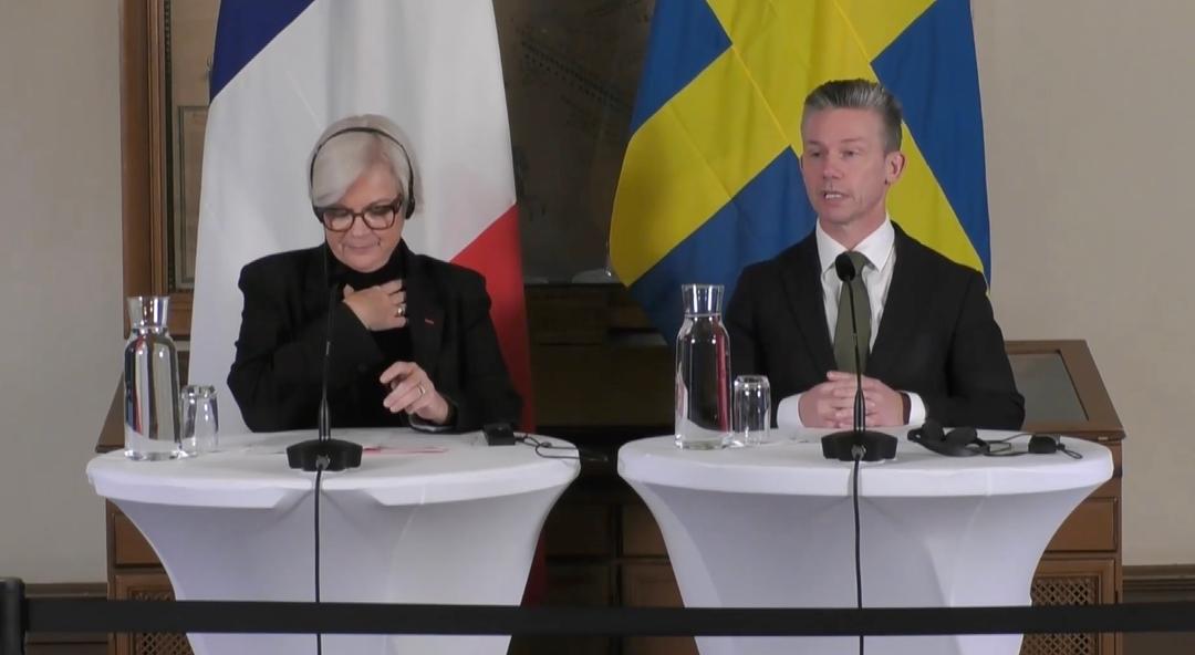 Catherine Vautrin et Pål Jonson à Stockholm