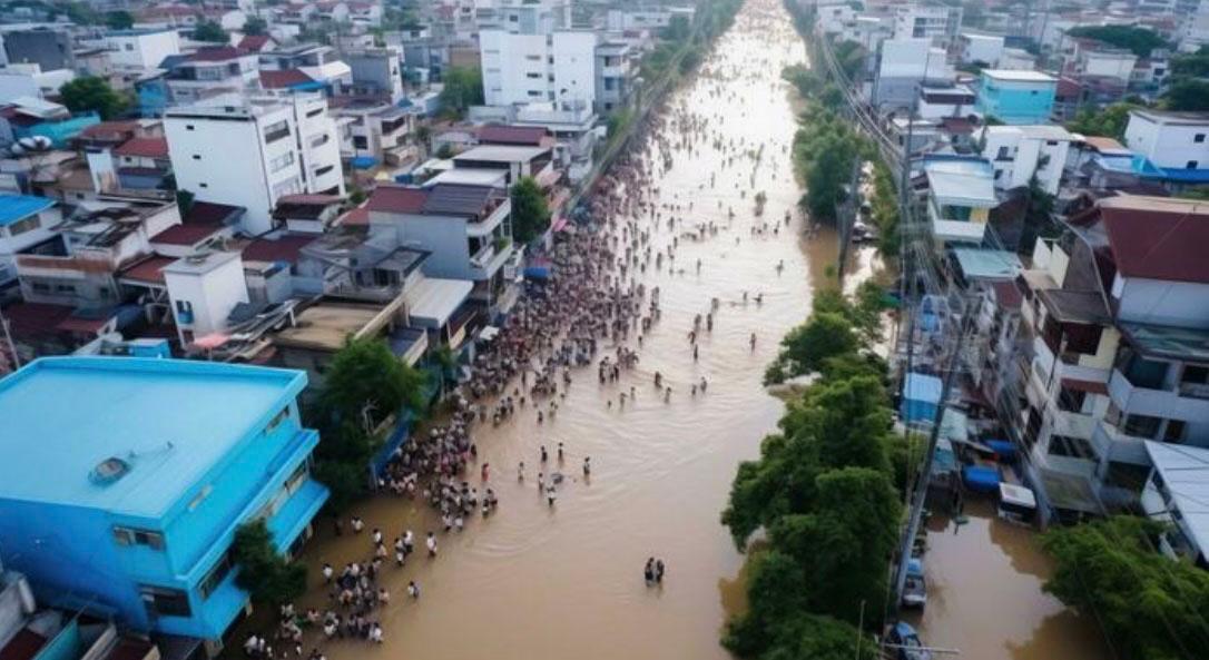 Thaïlande sous les inondations