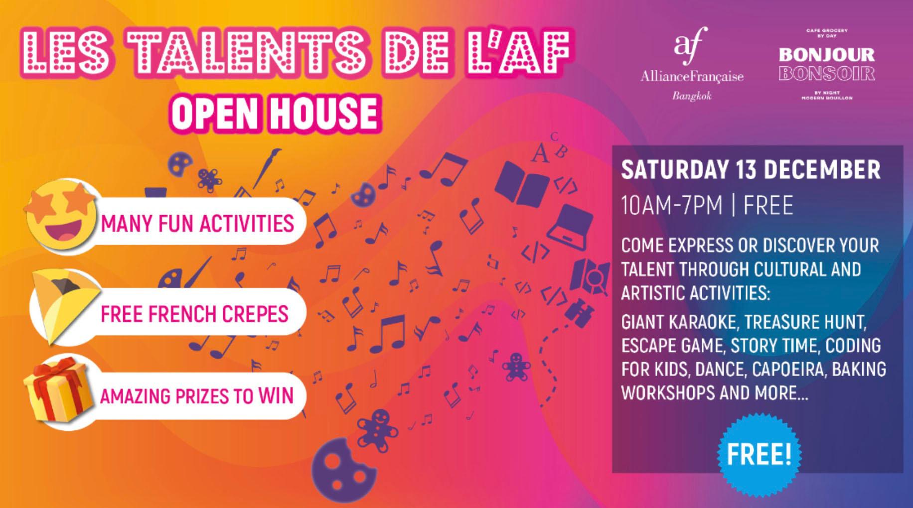 Affiche les talents de l’AF