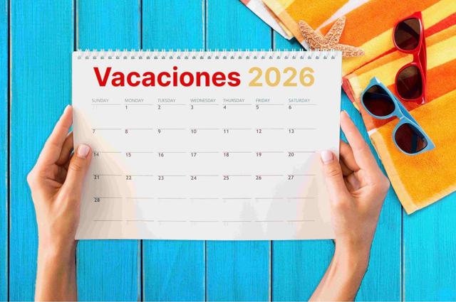 Calendrier des congés 2026 (@Canarias7)