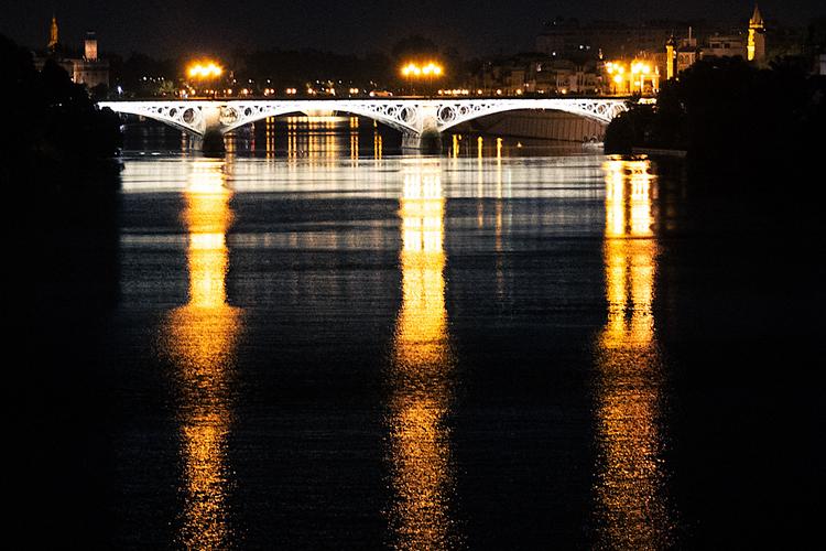 Vue du Guadalquivir de nuit, ©Arthur Venot