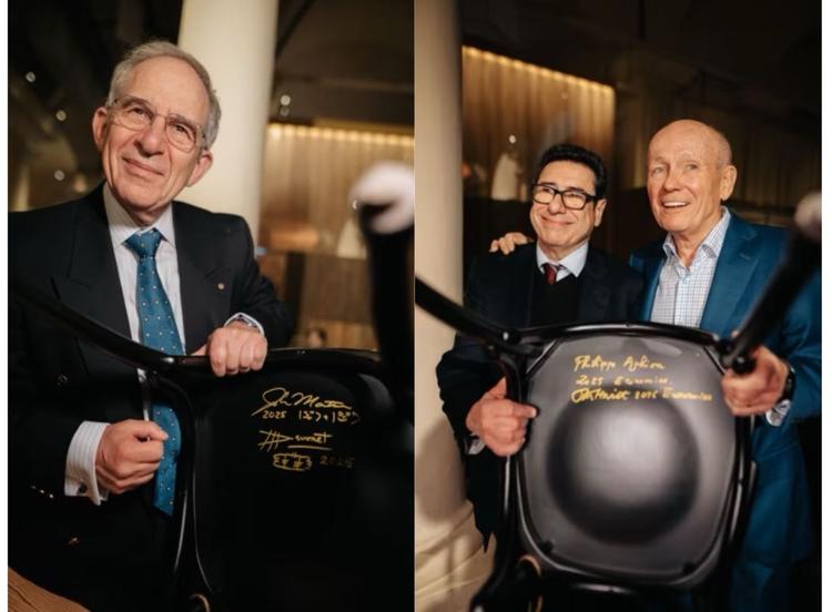 Michel Devoret, Philippe Aghion et Peter Howitt reçoivent prix Nobel