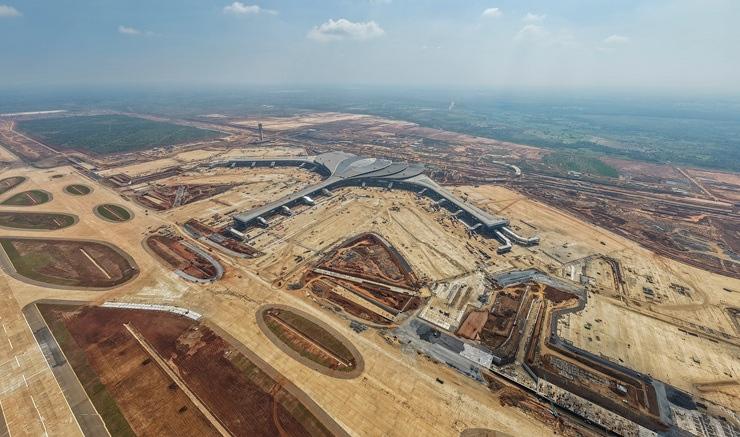 Aéroport Long Thành : avancées significatives sur la construction des infrastructures