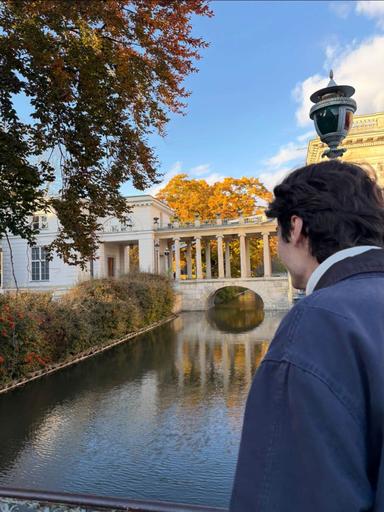 Amaury au parc Łazienki