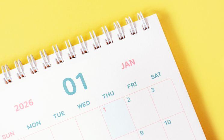 calendrier 2026