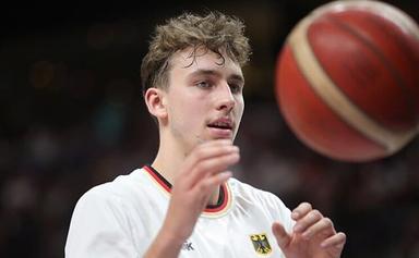 Franz Wagner lors d'un match de préparation à la coupe du monde de 2023