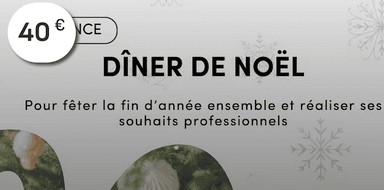 affiche mazette diner de noel valence