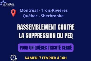 PEQ - Rassemblement le 7 février 2026