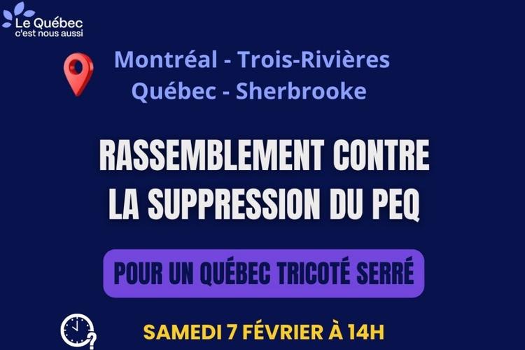 PEQ - Rassemblement le 7 février 2026