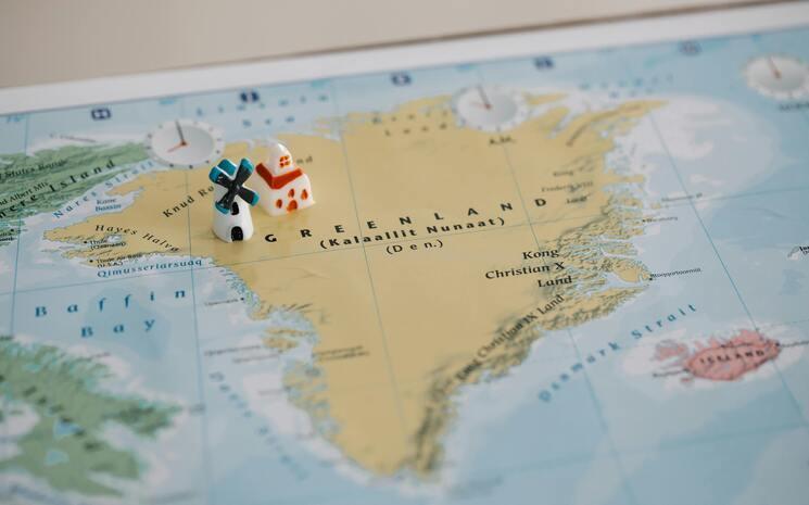 Carte du Groenland