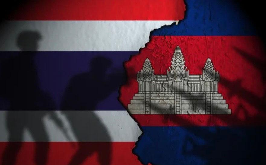 Illustration soldats frontière Thaïlande Cambodge 