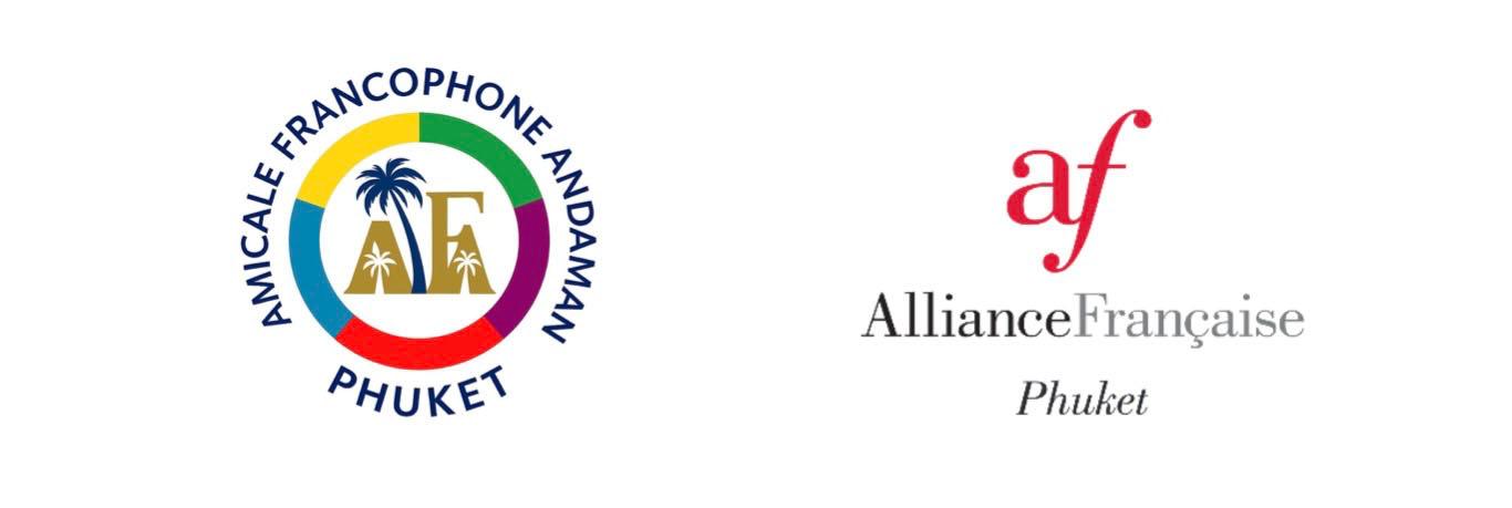 Logos AFA et Alliance française Phuket