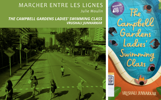 Julie Moulin présente des livres à Singapour 