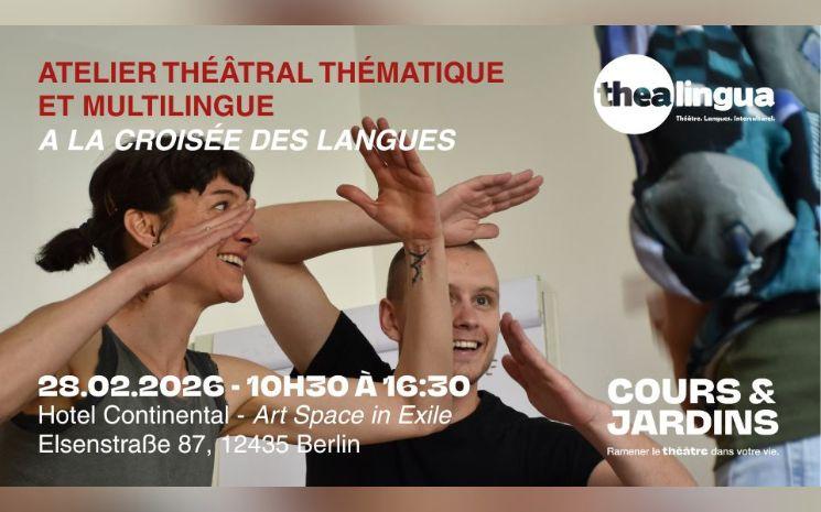 Affiche atelier de théâtre