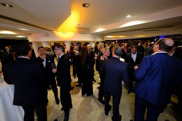 des chefs d'entreprises lors du prix pyrenées à barcelone