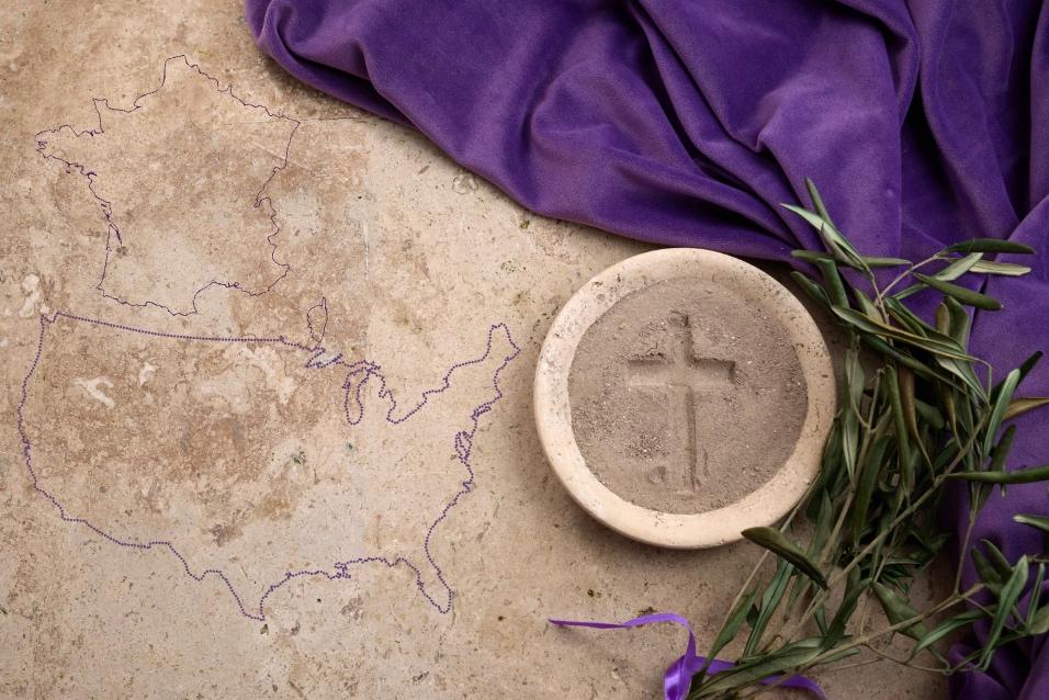 Le ssymboles du careme: les cendres et les rameaux