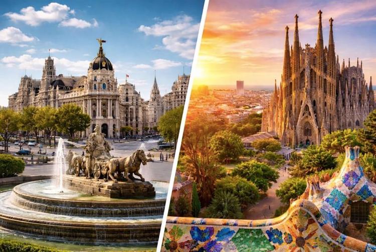 Photo de Madrid vs Barcelone avec leurs musées le plus visités