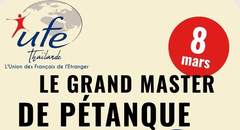 Grand master pétanque 2026 Bangkok 