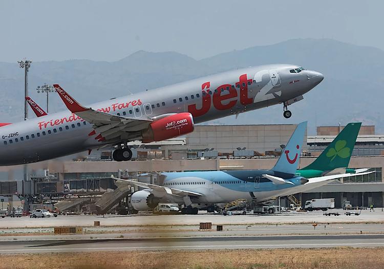 Décollage depuis l’aéroport de Malaga