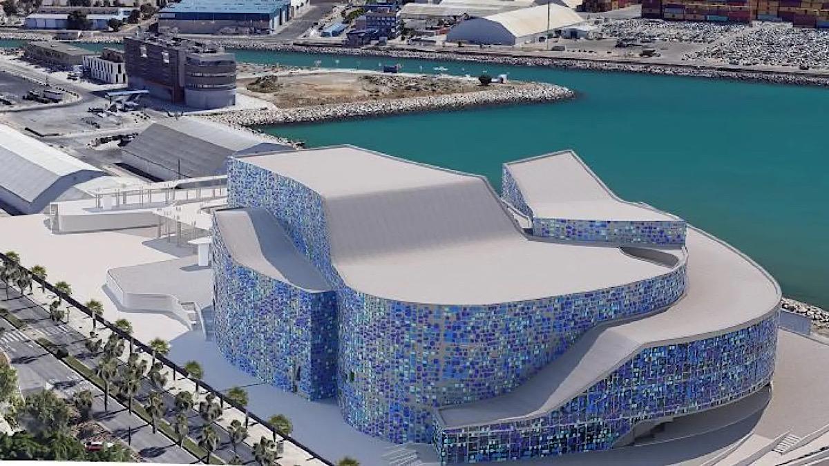 Imagen del futuro Palacio de la Ópera de Málaga.
