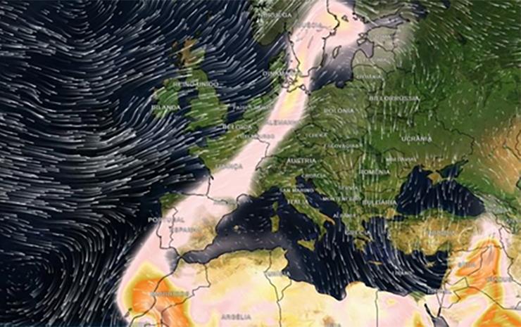 Poussiére du Sahara