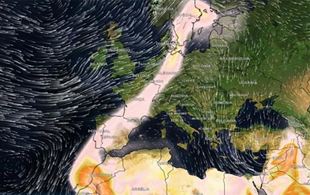 Poussiére du Sahara