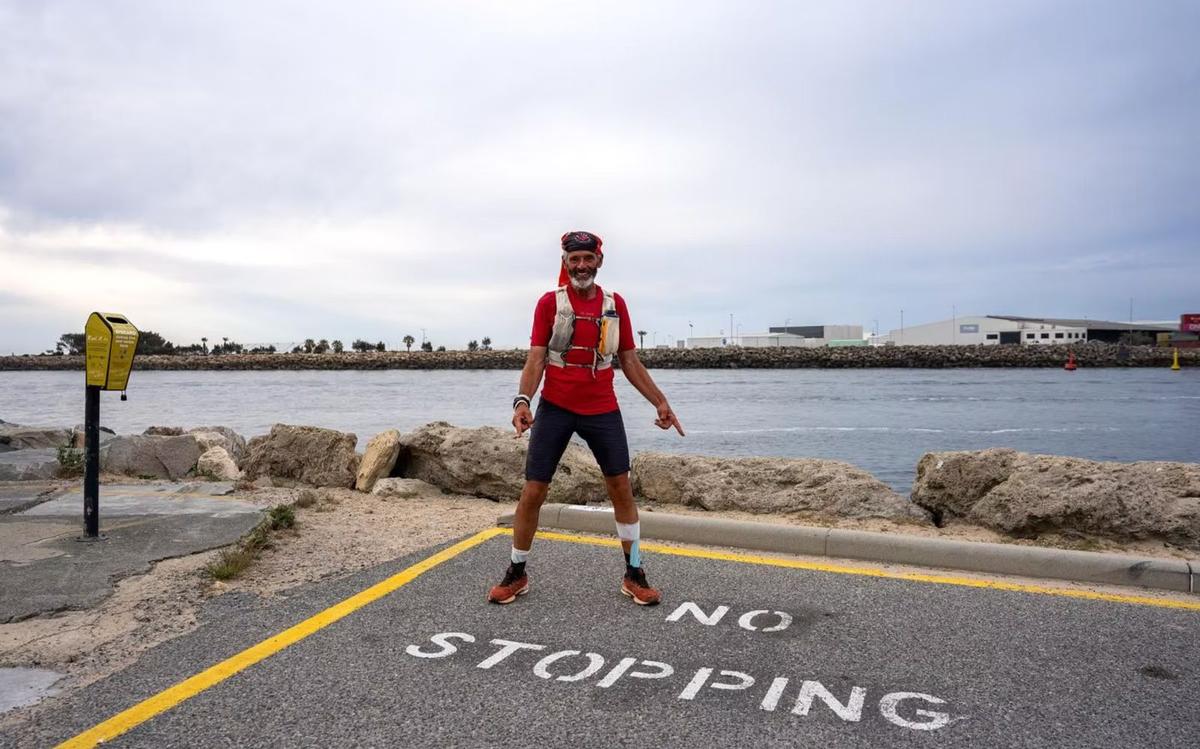 Serge Georgelin lors de la Trans-Australia