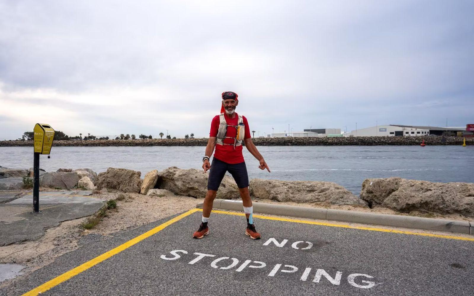 Serge Georgelin lors de la Trans-Australia