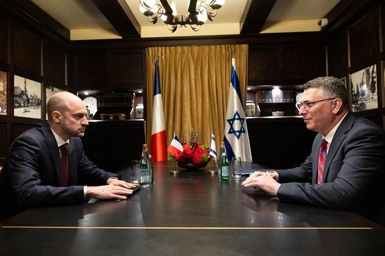 Jean Noël Barrot en Israël 