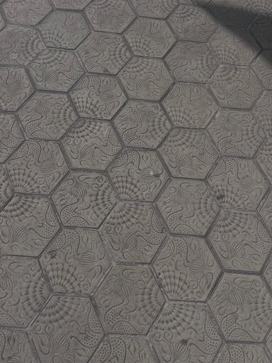 Photo de pavés hexagonaux de Gaudí à Barcelone