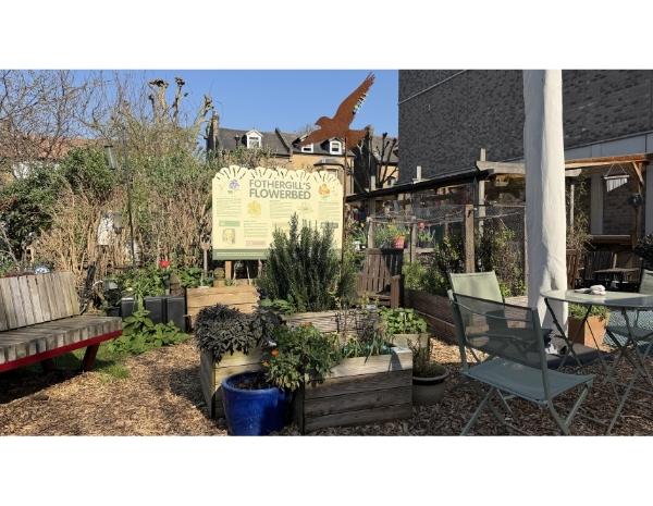 jardin collaboratif à Londres 