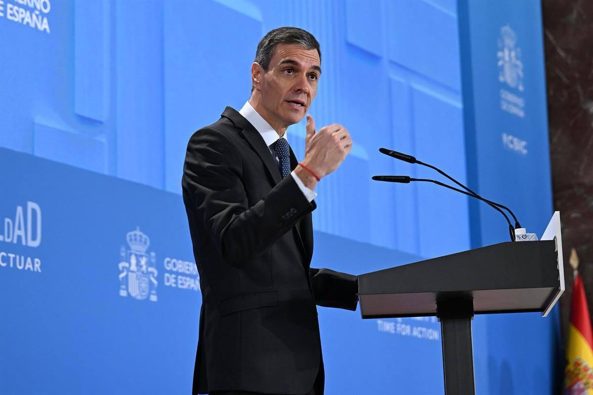 Le président du gouvernement, Pedro Sánchez