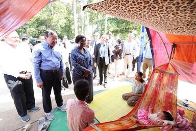 La Francophonie auprès des déplacés à Siem Reap