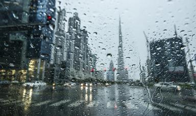 pluie dubai